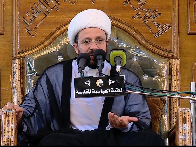 محاضرة دينية في العتبة العباسية المقدسة يلقيها الشيخ عبد الصاحب الطائي 18-5-2019